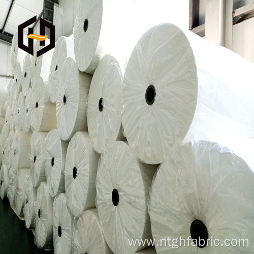 Large roll packing 50 mesh backing leather fabric